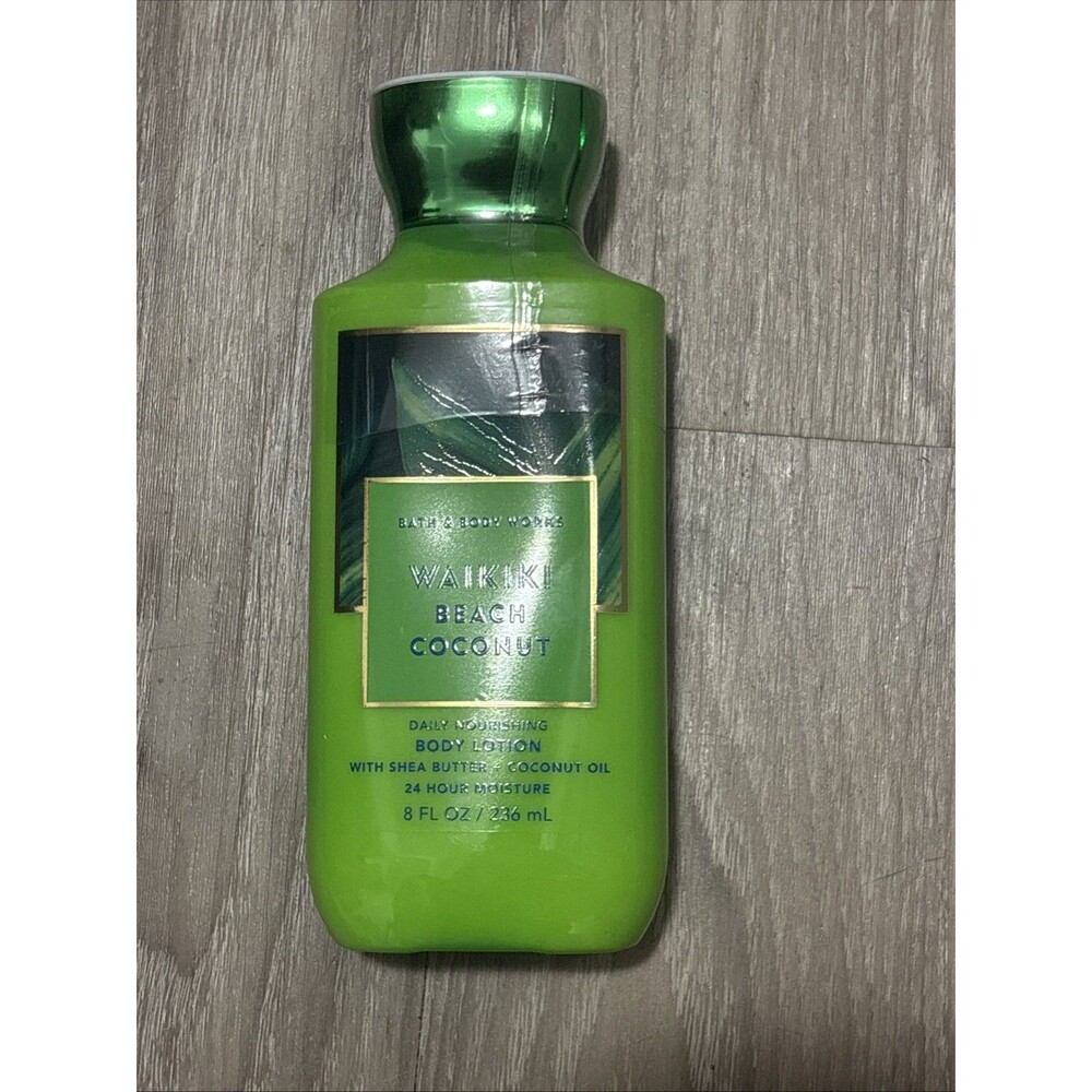 BATH & BODY WORKS WAIKIKI BEACH COCONUT NOURISHING BODY LOTION 8 FL OZ